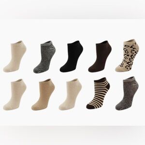 JESSICA SIMPSON 10 Pack No Shows Ankle Socks